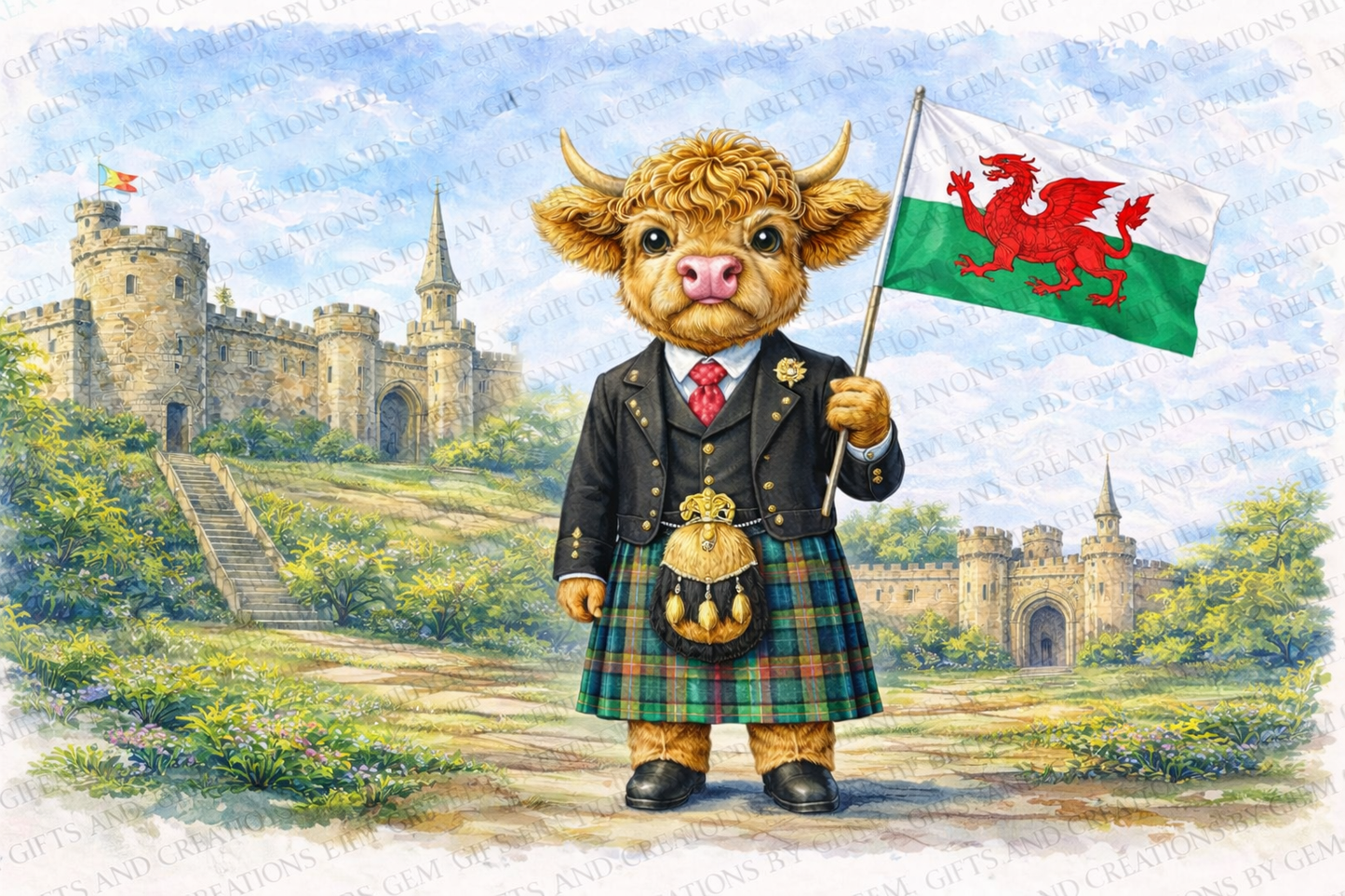 Country Highland Cows