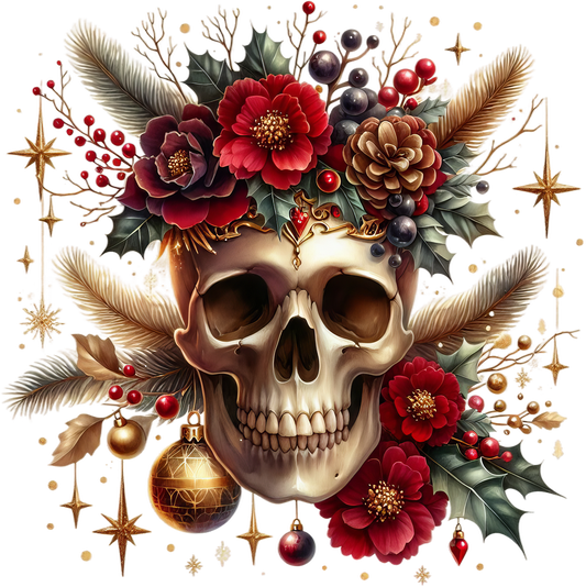 Christmas skulls 1