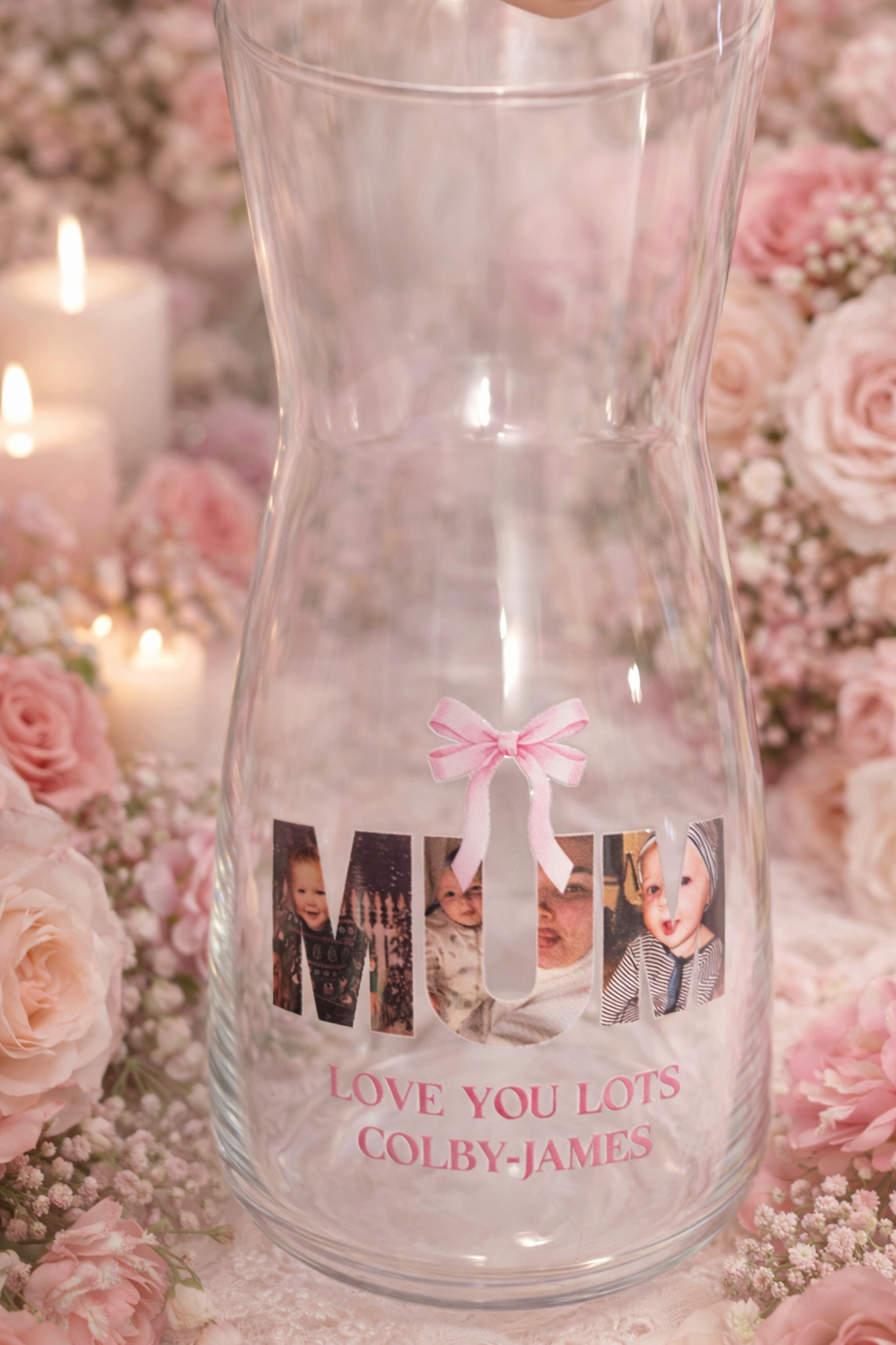 Mother's day photo vase