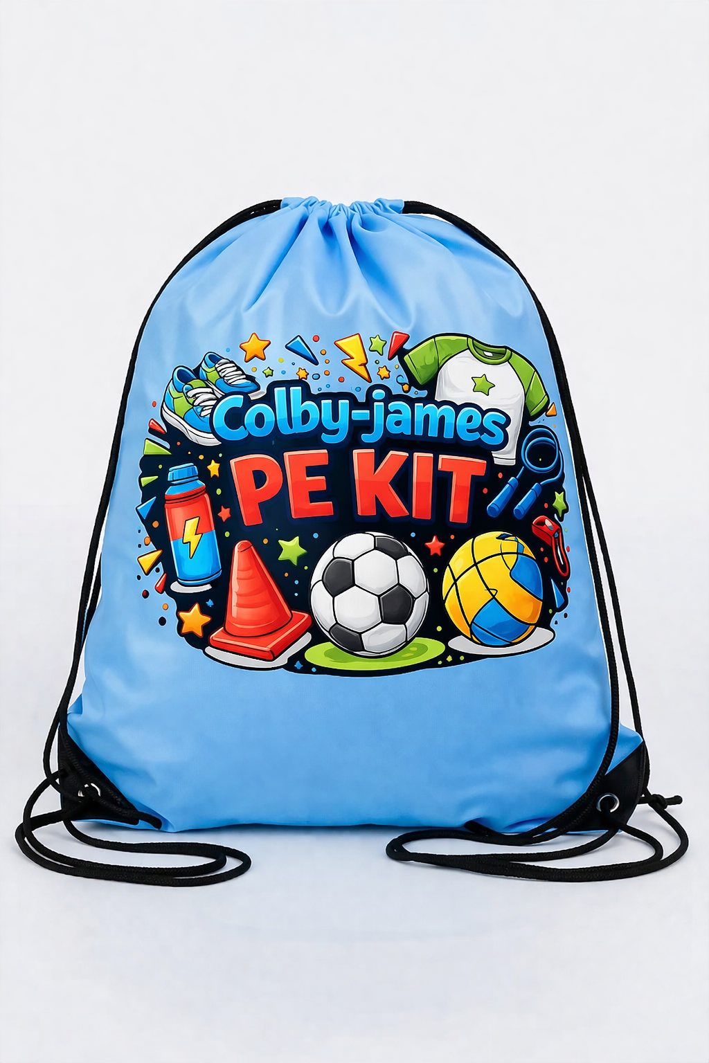 Kids Personalised PE Kit Bag