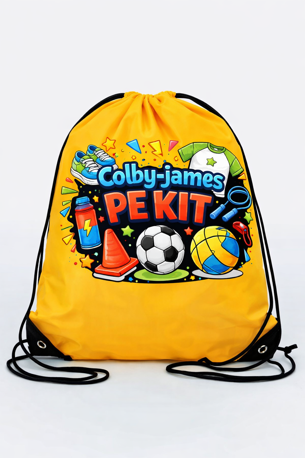 Kids Personalised PE Kit Bag